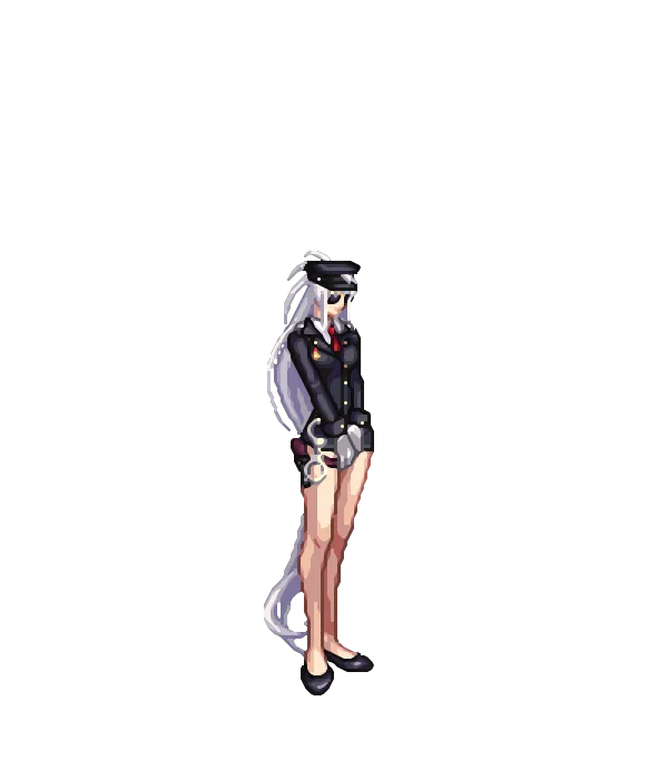 단아한 경찰 모자 [A타입] 서큐버스 헤어[B타입] 선글라스 상의 하의 구두 뱃지 여형사 수갑[A타입] 해군 제독 여거너 피부[B타입] 천궁 알렉산드라의 활 룩