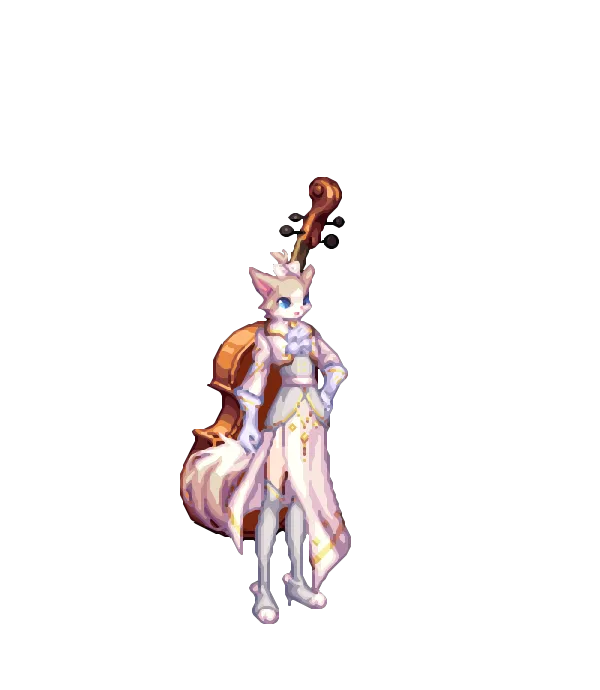 킹덤 고양이의 고양이 탈[E타입] 숏 보브 헤어[E타입] 얼굴[E타입] 볼레로 코트[E타입] 언벨런스 스커트[E타입] 발 슈즈[E타입] 레이스 크라바트[E타입] 꼬리[E타입] 와일드럭셔리 여프리스트 피부[A타입] 첼로 룩