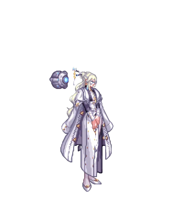 진 메카닉의 강화형 롤링썬더[실버] 반묶음 올림머리[실버] 안경과 귀걸이[실버] 문양 장식 셔츠[실버] 스커트[실버] 하이힐[실버] 코트[실버] 노리개 벨트[실버] 포레스트 엘프 사냥꾼의 순백의 피부[E타입] 크림슨 블레이드 룩