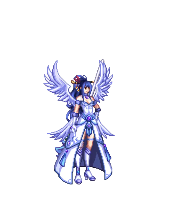 다크 셀레스티얼 티아라 여프리스트의 흑요석 갑옷 웨이브 포니테일 신비한 프로즌임페리얼 이어링 상의 하의 부츠 청은날개 벨트 뽀얀 피부 푸른 장미 토템 룩