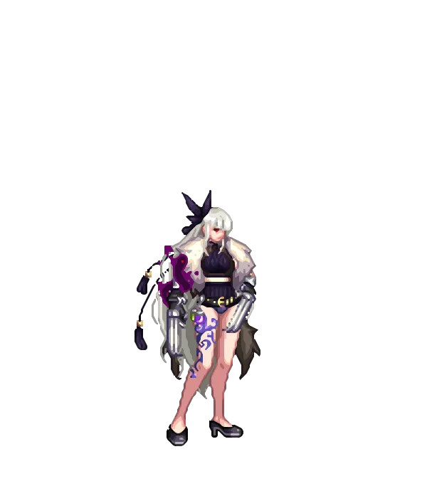 강인한 여NINJA의 붉은 나비리본 장식[B타입] 레이스 롱웨이브 머리 눈동자[D타입] 챔피언의 상의[A타입] 다리 문신[B타입] 단아한 구두 [A타입] 와일드럭셔리 털장식[A타입] 용독문주의 독약 벨트[A타입] 달의 기사 진줏빛 피부 흑사 룩