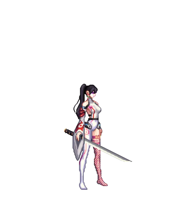다크앨리스의 토끼귀[A타입] 리본걸의 포니 테일 [B타입] 블랙 웨딩 꽃 귀걸이 쿨한 여NINJA의 흰색 레오타드 상의[A타입] 분홍색 하의[C타입] 미드썸머 아라드 페디큐어[A타입] 캠퍼스 새내기 하트 와펜[A타입] 배틀슈트 메탈 벨트[C타입] 고딕 건강한 피부 부케 룩