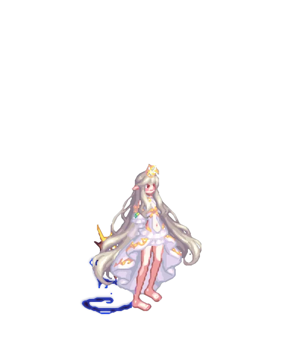 엘프 여왕의 네이처 크라운 진 엘레멘탈마스터의 롱 웨이브헤어[골드] 펠트의 눈동자와 볼터치 프릴 드레스 스커트 미드썸머 아라드 페디큐어[A타입] 카오스의 배트 윙[A타입] 서핑 투명 아바타 허리 포레스트 마도사의 순백의 피부[C타입] 포식의 욕망 룩