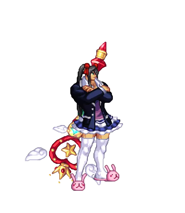 마법소녀의 트윈 리본 모자