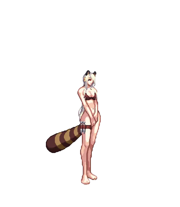 너구리 꼬리[A타입] 허리