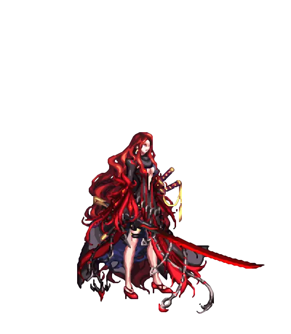 진 데몬슬레이어의 굵은 롱 웨이브 헤어[C타입] 프로스트 킹덤 컬러렌즈와 이어링[A타입] 트임 드레스[A타입] 베히모스의 해적 밑단프릴 스커트[B타입] 리본걸의 스트랩 슈즈 [B타입] 쿨한 여NINJA의 검정색 닌자 망토[B타입] 칠흑의 천신 성스러운 검 2025 아라드 패스 서부의 보안관 진줏빛 피부 흑요 룩