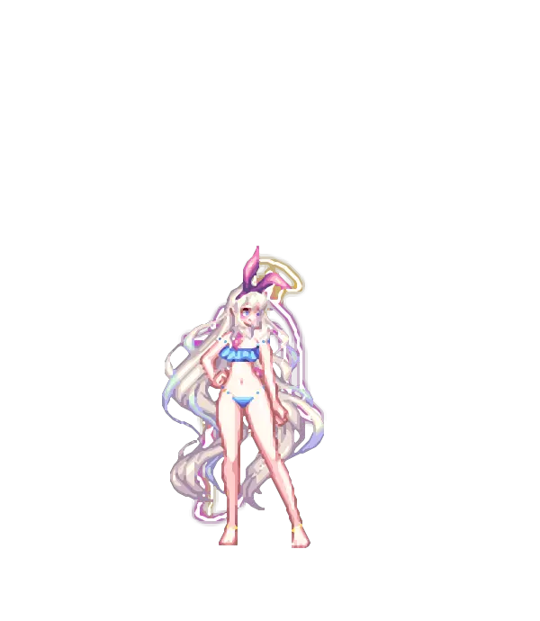 바니바니 아라드 바니이어 헤어밴드[D타입] 머메이드 투톤 웨이브 헤어[A타입] 렌즈와 아이치크[D타입] 비키니 상의[A타입] 하의[A타입] 진주 발찌[A타입] 넥타이 넥 초커[D타입] 레더 바니테일[D타입] 초리의 순백의 피부[A타입] 루미나리에 보우 룩