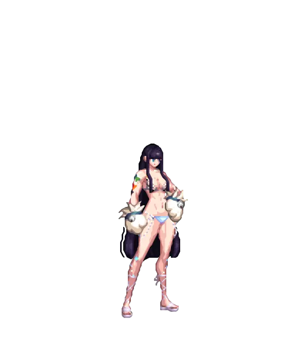 츠바키의 모자[E타입] 단아한 다크임페리얼 금발머리 얼굴 아라드 해변 프릴 비키니[B타입] 머메이드 진주장식 하의[A타입] 끈 리본 샌들[A타입] 허리 투명 아바타 피부 2025 패스 고양이 킹덤의 냥냥 펀치 룩