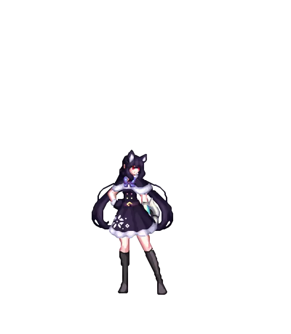 런닝걸 고양이 귀[C타입] 모자