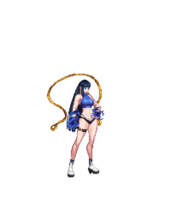 모나헌 롱헤어[B타입] 아라드 해변 렌즈와 귀걸이[A타입] 블루 마리의 상의[C타입] 와일드럭셔리 가터팬츠[A타입] 대지의 눈꽃 은여우 신발 진 넨마스터의 넨을 담은 매듭 장식[A타입] 초원의 영혼 진줏빛 피부[A타입] 룩