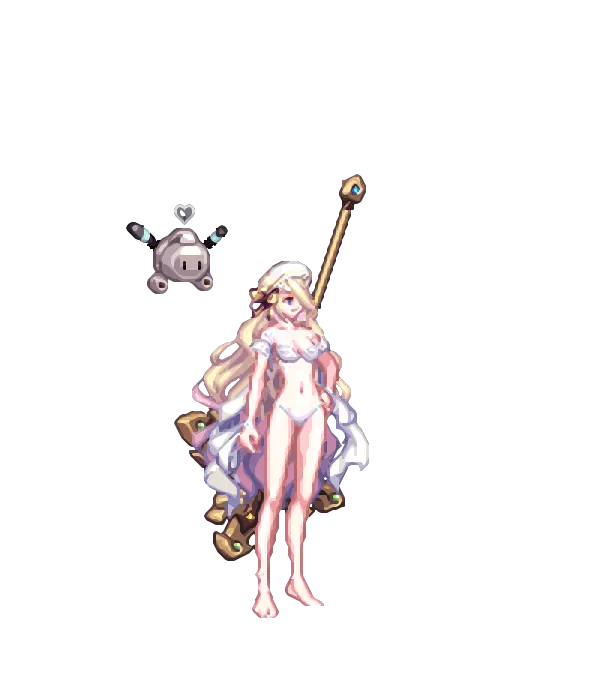 노블레스 화이트 리본 베레모 프로스트 킹덤 투톤 롱 웨이브[F타입] 드롭 이어링[F타입] 머메이드 비키니 상의[A타입] 하의[A타입] 진주 발찌[A타입] 2025 아라드 패스 차원 여행자의 친구 PG-03 순백의 피부[F타입] 룩